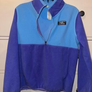 Girls LL Bean pullover fleece